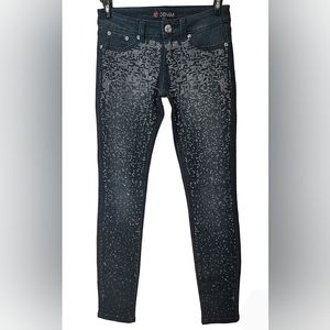 2B Bebe Jeans Size 27 Dark Blue